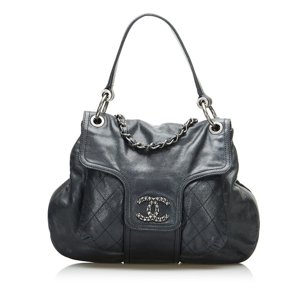 Authentic Chanel Coco Rider Flap Hobo